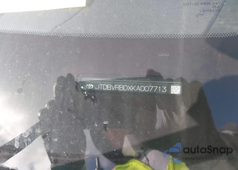 2019 Toyota Mirai z USA, uszkodzony, nr VIN JTDBVRBDXKA007713